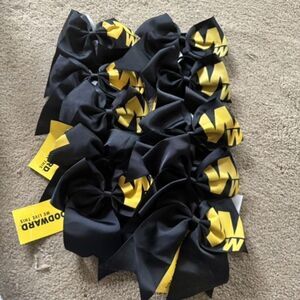 Cheer Bows Lot Of 10 Woodward *New*